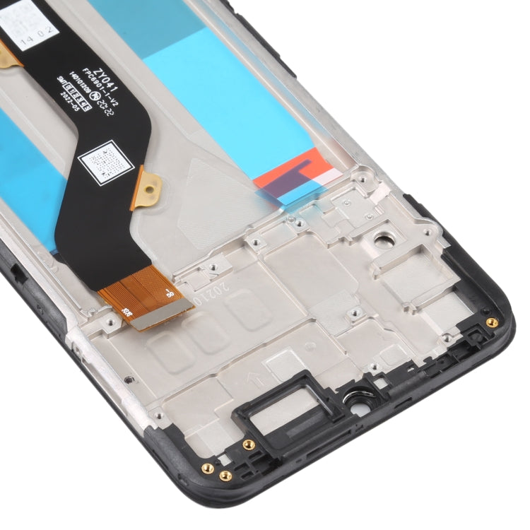 OEM LCD Screen For Tecno Spark 5 Air KD6a Digitizer Full Assembly with Frame - free shipping - PMC TechLife - Order now!