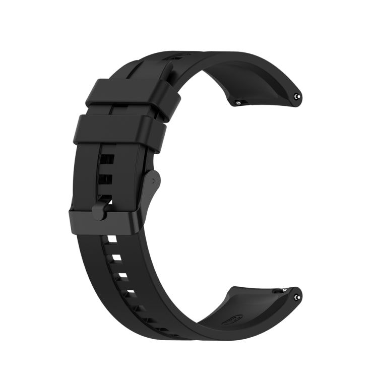For Huawei Watch Buds 22mm Silicone Black Buckle Watch Band(Black) - free shipping - PMC TechLife - Order now!