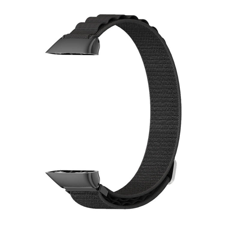For Huawei Band 7 / 7 NFC MIJOBS Nylon Breathable Watch Band(Black) - Watch Bands by MIJOBS | Online Shopping South Africa | PMC TechLife | Buy Now Pay Later Mobicred