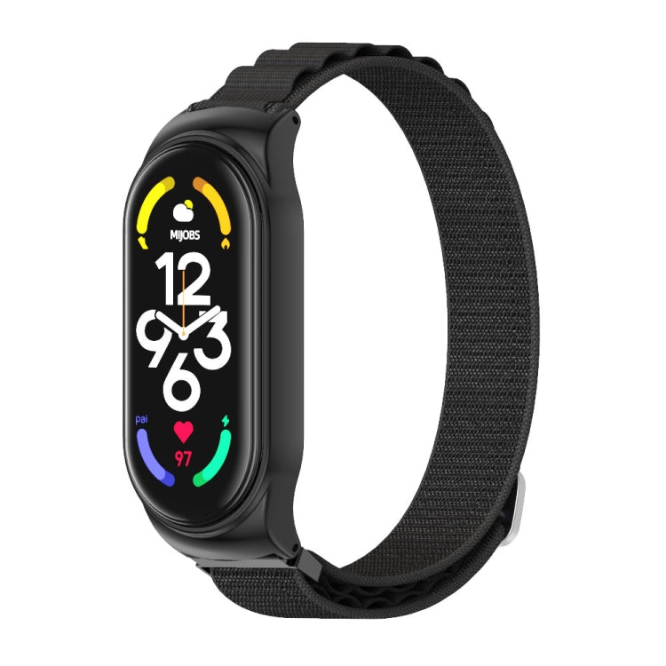 For Xiaomi Mi Band 6 / 5 / 4 / 3 MIJOBS CS Nylon Breathable Watch Band(Black) - free shipping - PMC TechLife - Order now!