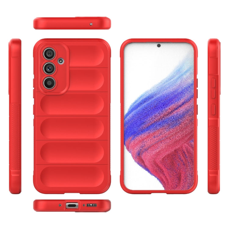 For Samsung Galaxy A54 5G Magic Shield TPU + Flannel Phone Case(Grey) - free shipping - PMC TechLife - Order now!