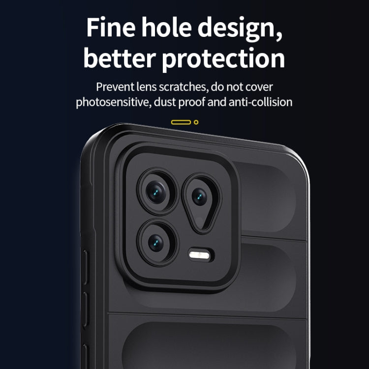 For Xiaomi 13 Magic Shield TPU + Flannel Phone Case(Dark Blue) - free shipping - PMC TechLife - Order now!
