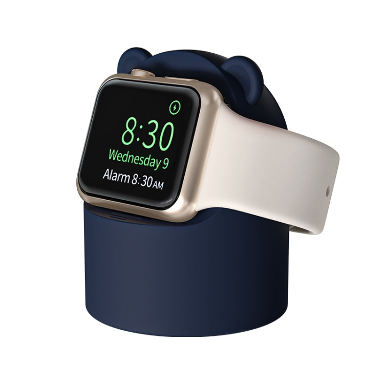For Apple Watch Smart Watch Silicone Charging Holder without Charger(Dark Blue) - free shipping - PMC TechLife - Order now!