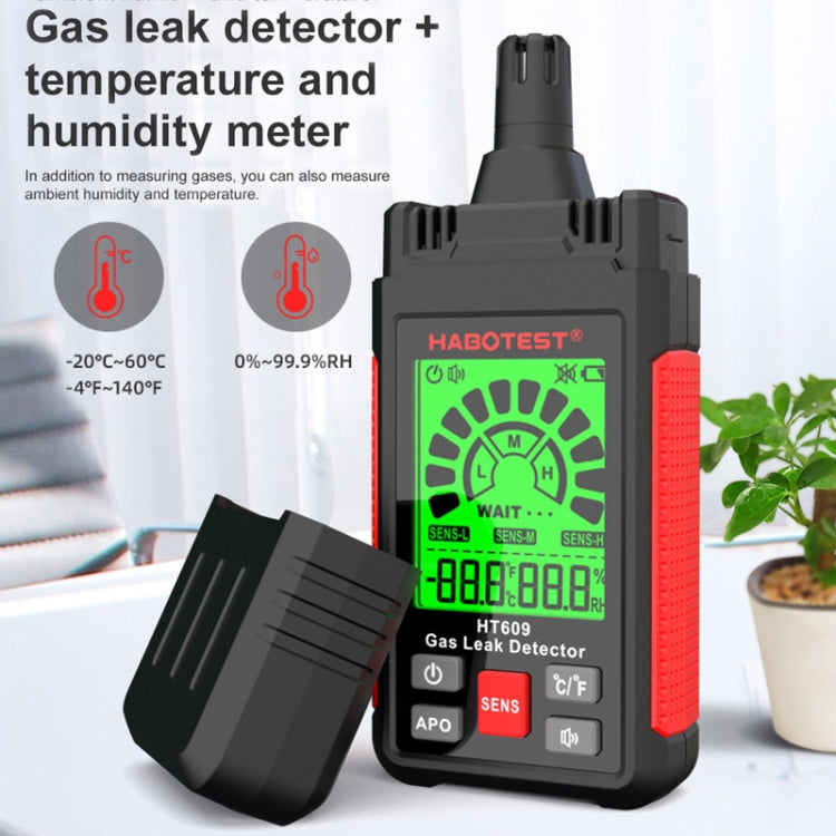 HABOTEST HT609 Portable Combustible Gas Detector - free shipping - PMC TechLife - Order now!