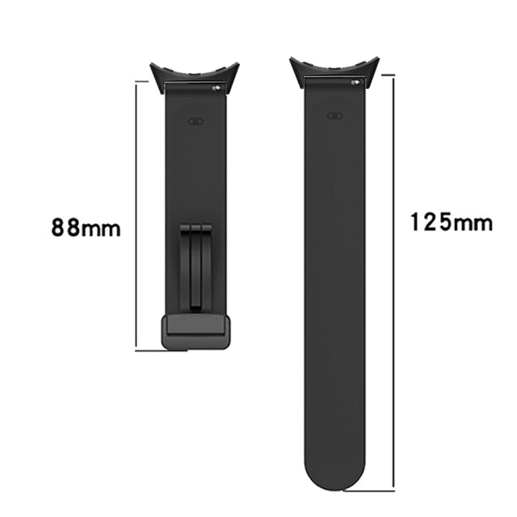 For Google Pixel Watch Solid-color Folding Buckle Silicone Watch Band(Silver Grey) - free shipping - PMC TechLife - Order now!