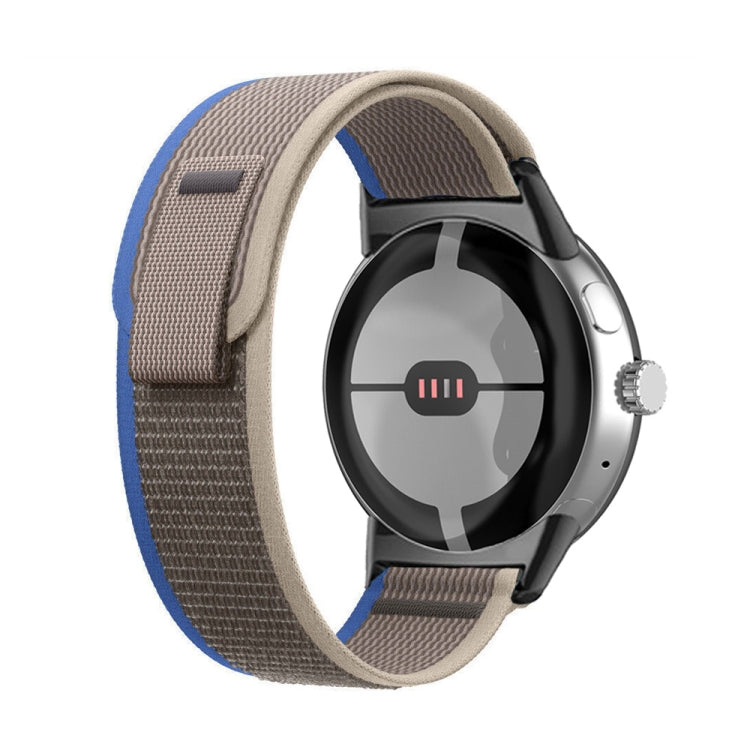 For Google Pixel Watch Loop Black Connector Nylon Watch Band(Blue) - free shipping - PMC TechLife - Order now!