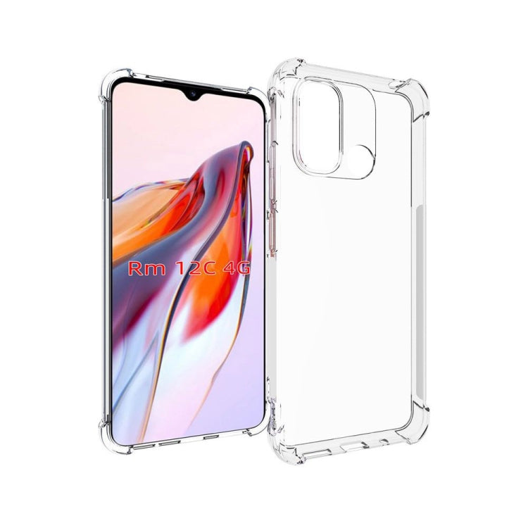 For Xiaomi Redmi 12C Shockproof Non-slip Thickening TPU Phone Case(Transparent) - free shipping - PMC TechLife - Order now!