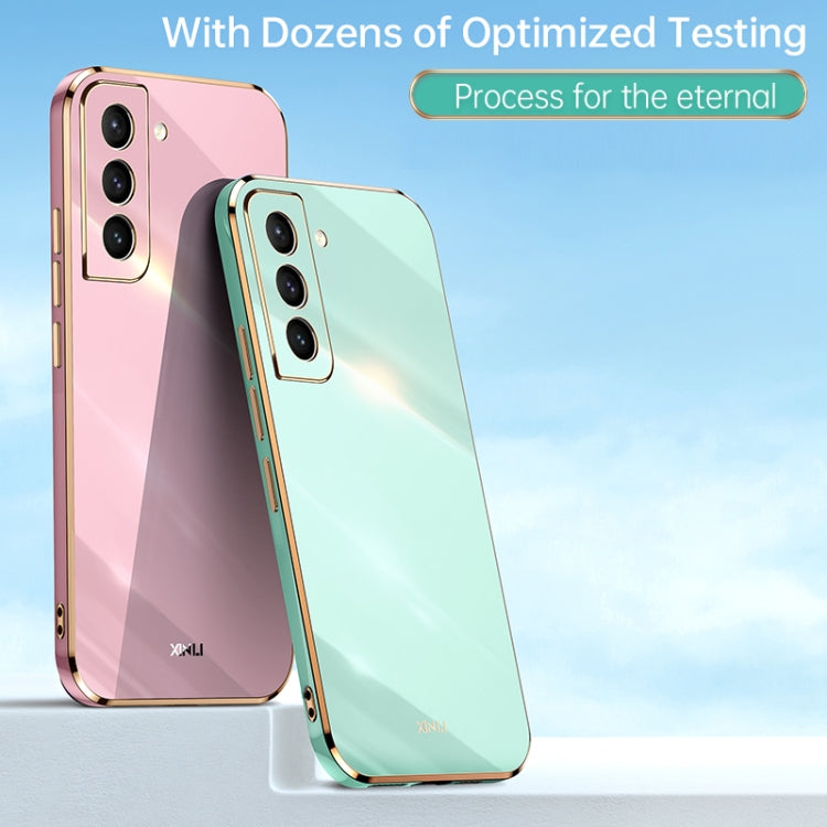 For Samsung Galaxy S21+ 5G XINLI Straight Edge 6D Electroplate TPU Phone Case(Celestial Blue) - free shipping - PMC TechLife - Order now!