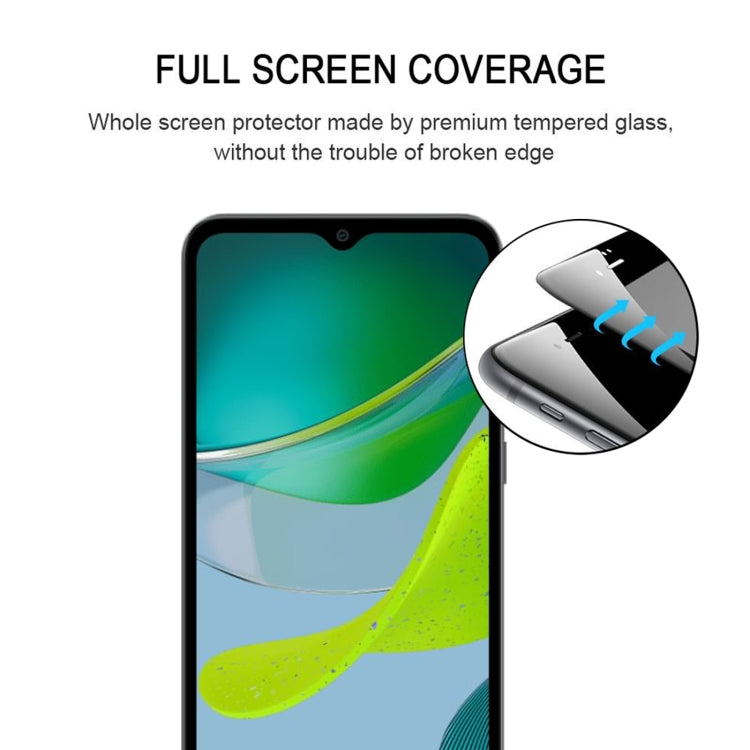 For Motorola Moto E13 25pcs Full Glue Full Screen Tempered Glass Film - Motorola Tempered Glass by PMC Jewellery | Online Shopping South Africa | PMC Jewellery