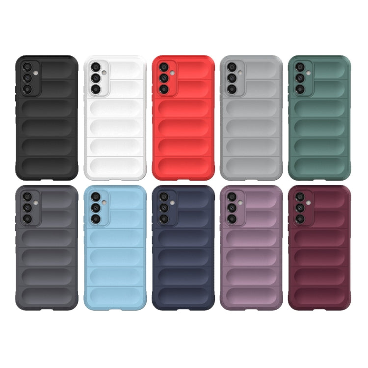 For Samsung Galaxy A34 5G Magic Shield TPU + Flannel Phone Case(Wine Red) - free shipping - PMC TechLife - Order now!