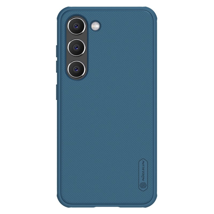 For Samsung Galaxy S23 5G NILLKIN Super Frosted Shield Pro PC + TPU Phone Case(Blue) - Galaxy S23 5G Cases by NILLKIN | Online Shopping South Africa | PMC Jewellery