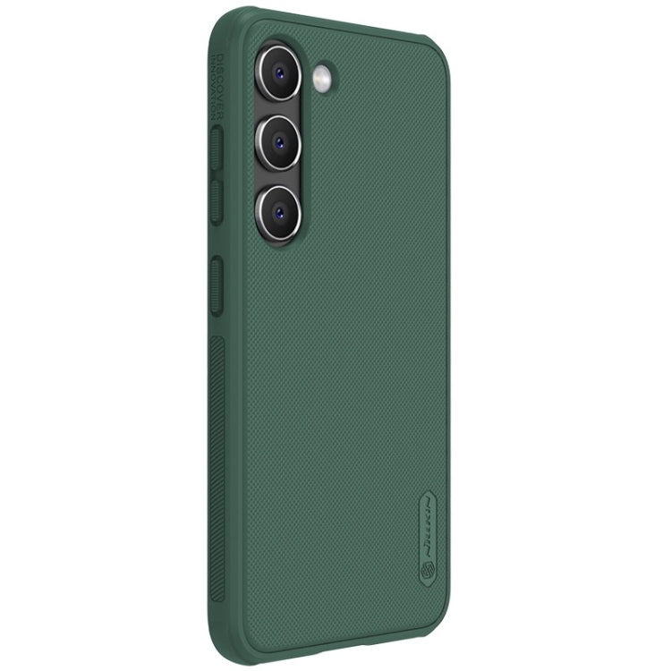For Samsung Galaxy S23 5G NILLKIN Super Frosted Shield Pro PC + TPU Phone Case(Green) - Galaxy S23 5G Cases by NILLKIN | Online Shopping South Africa | PMC Jewellery