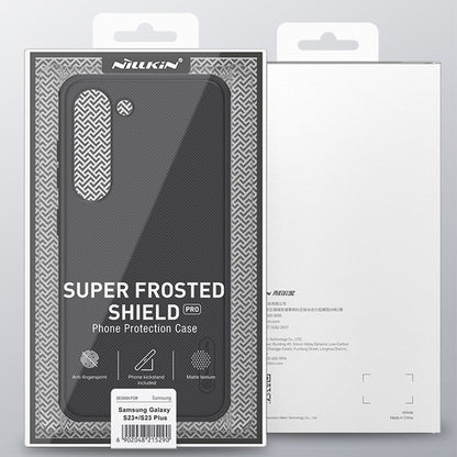 For Samsung Galaxy S23+ 5G NILLKIN Frosted Shield Pro Magnetic Magsafe Phone Case(Black) - Galaxy S23+ 5G Cases by NILLKIN | Online Shopping South Africa | PMC Jewellery