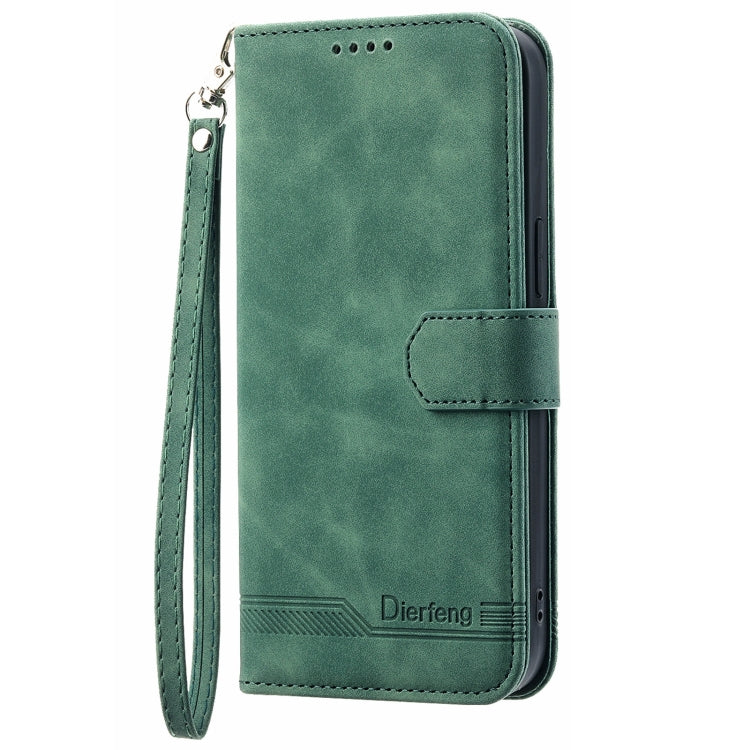 For Xiaomi 12 / 12X Dierfeng Dream Line TPU + PU Leather Phone Case(Green) - free shipping - PMC TechLife - Order now!