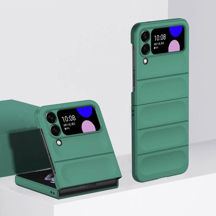 For Samsung Galaxy Z Flip4 Skin Feel Magic Shield Shockproof Phone Case(Dark Green) - free shipping - PMC TechLife - Order now!