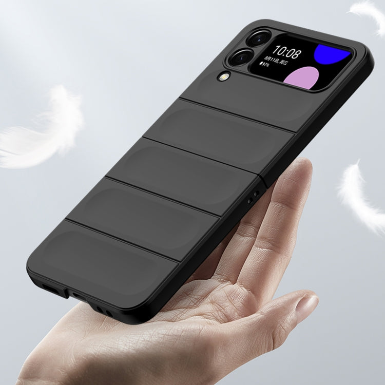 For Samsung Galaxy Z Flip4 Skin Feel Magic Shield Shockproof Phone Case(Dark Blue) - free shipping - PMC TechLife - Order now!