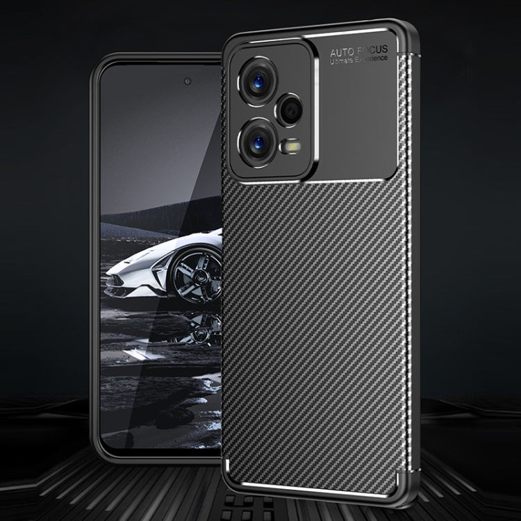 For Xiaomi Redmi Note 12 Global/Poco X5 Carbon Fiber Texture Shockproof TPU Phone Case(Black) - free shipping - PMC TechLife - Order now!
