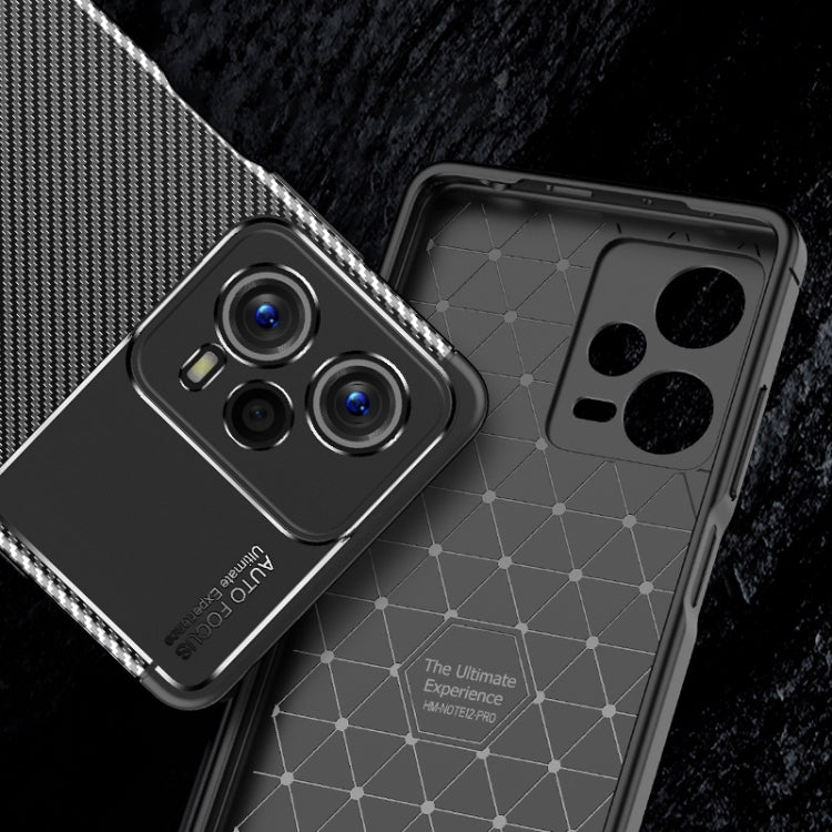 For Xiaomi Redmi Note 12 Global/Poco X5 Carbon Fiber Texture Shockproof TPU Phone Case(Black) - free shipping - PMC TechLife - Order now!
