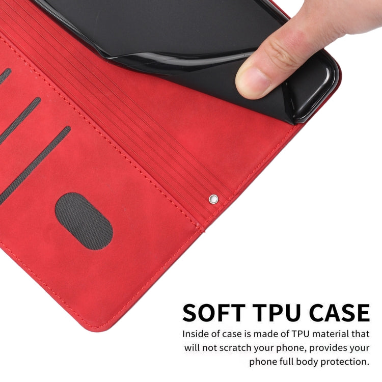 For Xiaomi Redmi Note 12 Pro Speed / Poco X5 Pro 5G Skin Feel Heart Pattern Leather Phone Case(Red) - free shipping - PMC TechLife - Order now!
