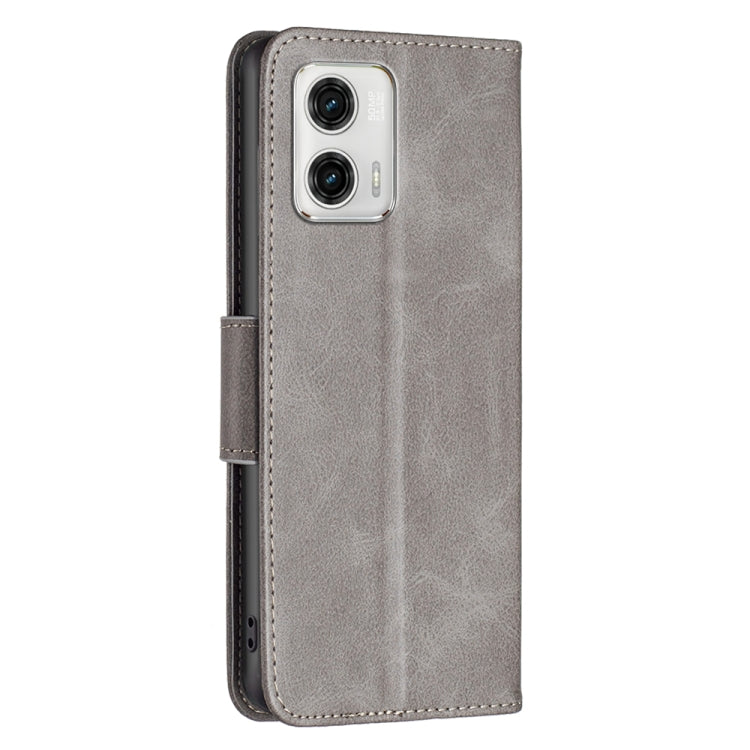 For Motorola Moto G73 5G Lambskin Texture Leather Phone Case(Grey) - free shipping - PMC TechLife - Order now!