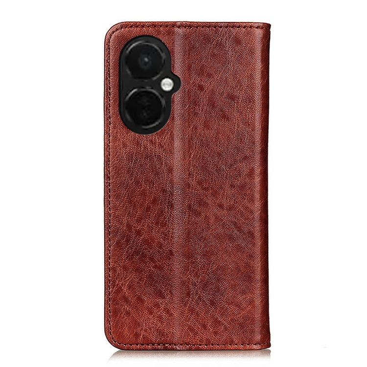 For OnePlus Nord CE 3 Lite Magnetic Crazy Horse Texture Leather Phone Case(Brown) - free shipping - PMC TechLife - Order now!
