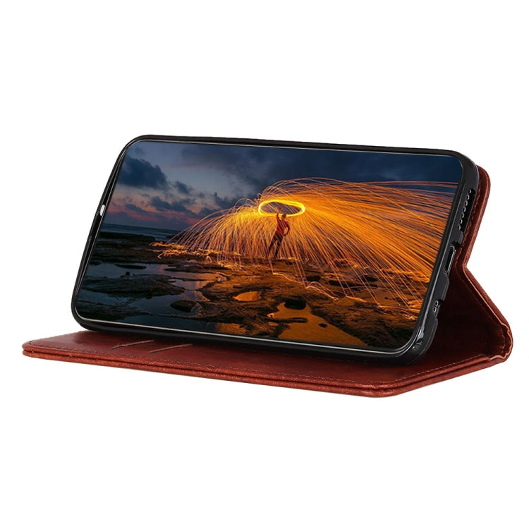 For OnePlus Nord CE 3 Lite Magnetic Crazy Horse Texture Leather Phone Case(Brown) - free shipping - PMC TechLife - Order now!