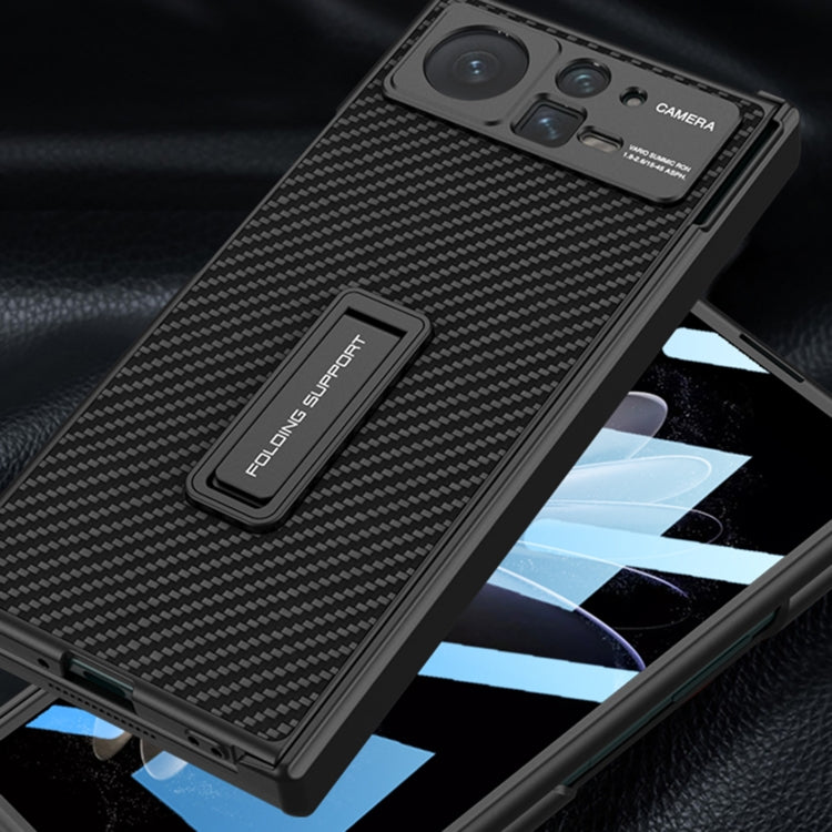 For Xiaomi Mix Fold 2 GKK Magnetic Hinge Flip Leather Phone Case with Holder(Black) - Xiaomi Cases by GKK | Online Shopping South Africa | PMC TechLife | Buy Now Pay Later Mobicred