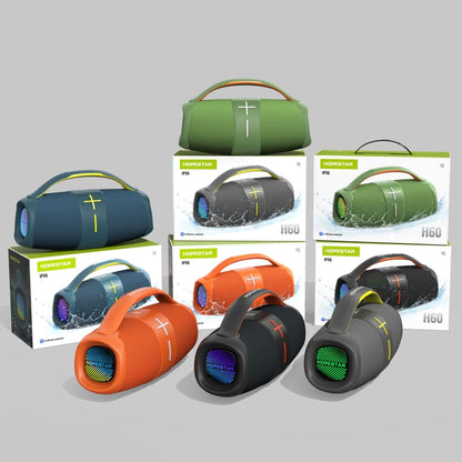 HOPESTAR H60 20W Outdoor Portable Waterproof Wireless Bluetooth Speaker(Green) - Waterproof Speaker by HOPESTAR | Online Shopping South Africa | PMC Jewellery | Buy Now Pay Later Mobicred