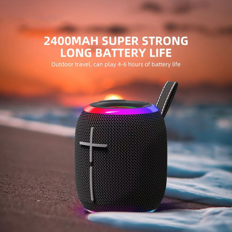 HOPESTAR P35 mini 10W Outdoor IPX7 Waterproof TWS Bluetooth Speaker(Black) - Waterproof Speaker by HOPESTAR | Online Shopping South Africa | PMC Jewellery | Buy Now Pay Later Mobicred