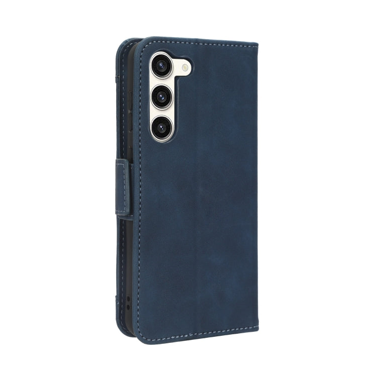 For Samsung Galaxy S23+ 5G Skin Feel Calf Texture Card Slots Leather Phone Case(Blue) - free shipping - PMC TechLife - Order now!