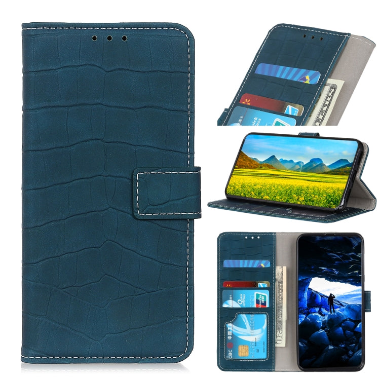 For Xiaomi Poco X5 5G / Redmi Note 12 5G Crocodile Texture Flip Leather Phone Case(Dark Green) - free shipping - PMC TechLife - Order now!
