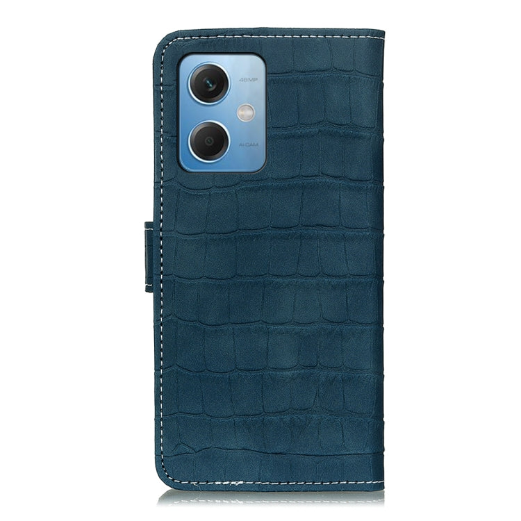For Xiaomi Poco X5 5G / Redmi Note 12 5G Crocodile Texture Flip Leather Phone Case(Dark Green) - free shipping - PMC TechLife - Order now!