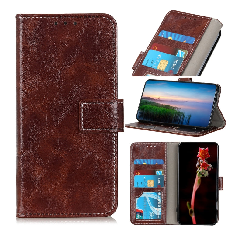 For Xiaomi Redmi Note 12 Pro+ 5G Retro Crazy Horse Texture Flip Leather Phone Case(Brown) - free shipping - PMC TechLife - Order now!