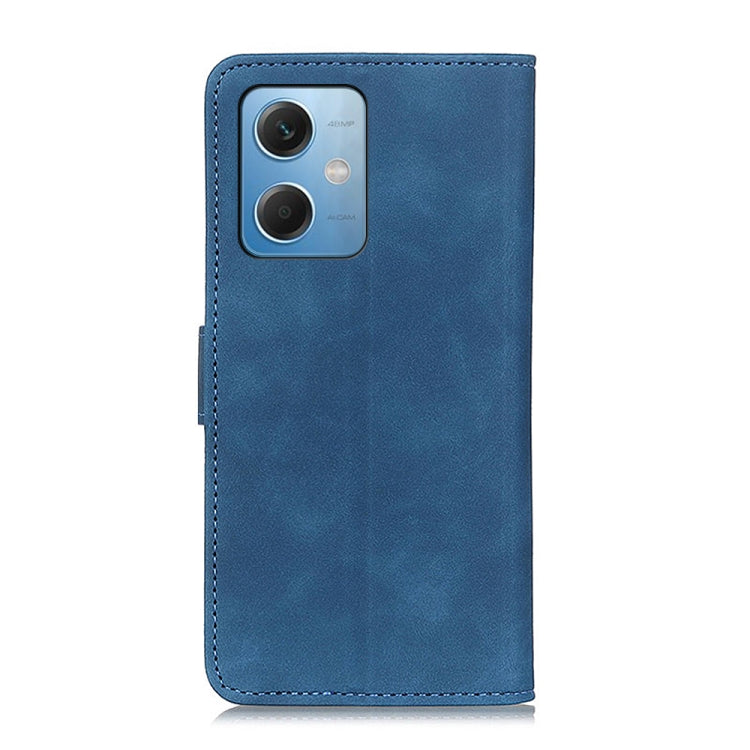 For Xiaomi Poco X5 5G / Redmi Note 12 5G KHAZNEH Retro Texture Flip Leather Phone Case(Blue) - free shipping - PMC TechLife - Order now!