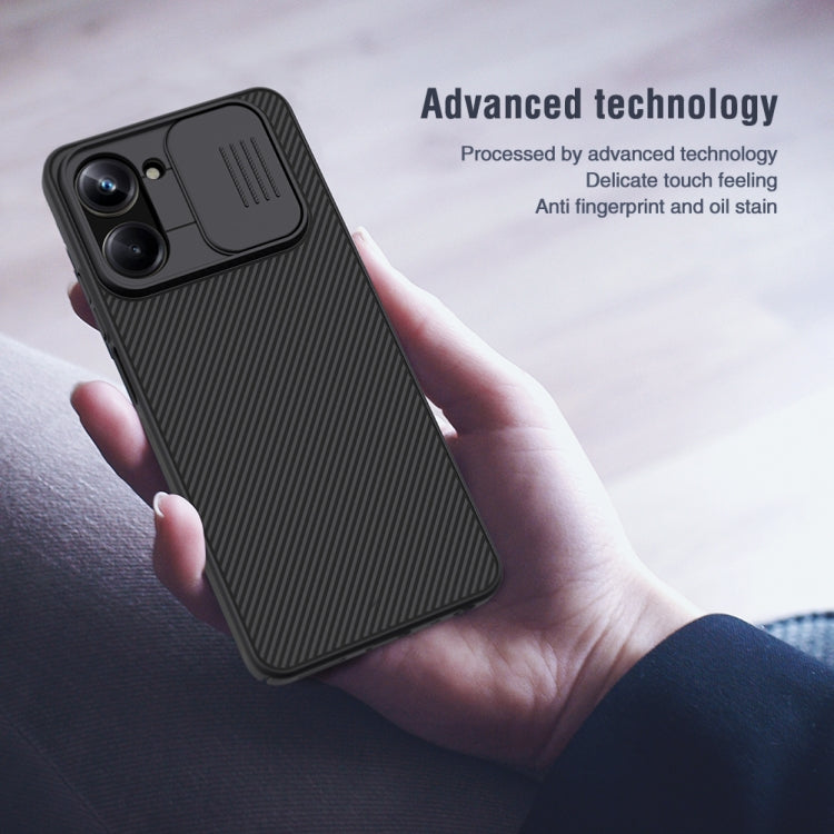 For Realme 10 Pro 5G NILLKIN Black Mirror Series Camshield PC Phone Case(Blue) - free shipping - PMC TechLife - Order now!
