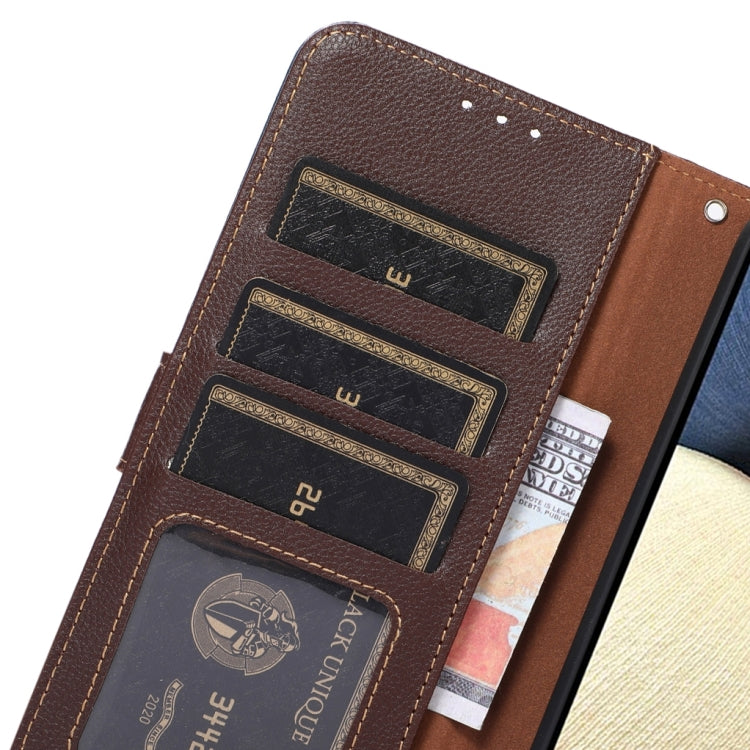 For OnePlus Ace 2 5G / 11R 5G KHAZNEH Litchi Texture Leather RFID Phone Case(Red) - free shipping - PMC TechLife - Order now!