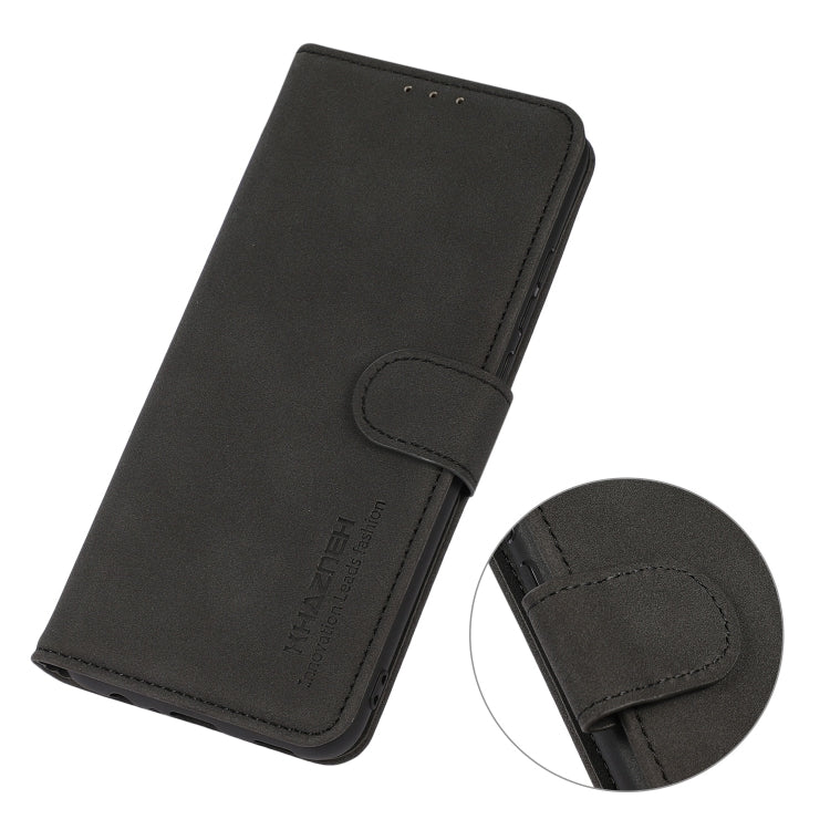 For Honor X7a 4G KHAZNEH Matte Texture Leather Phone Case(Black) - free shipping - PMC TechLife - Order now!