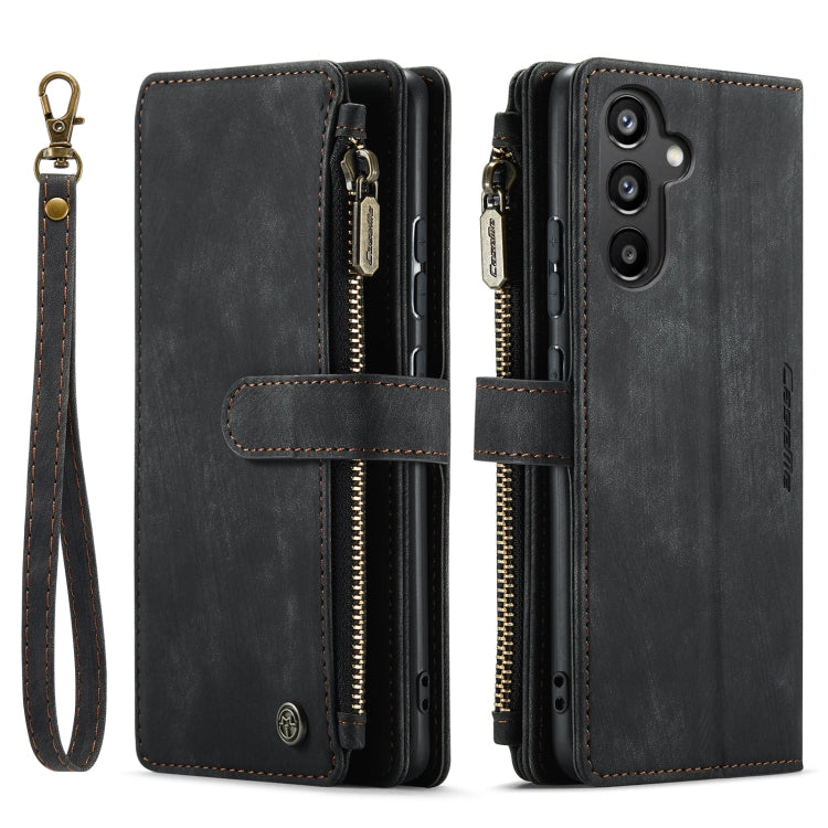 For Samsung Galaxy A34 5G CaseMe C30 Multifunctional Leather Phone Case(Black) - Galaxy Phone Cases by CaseMe | Online Shopping South Africa | PMC TechLife | Buy Now Pay Later Mobicred
