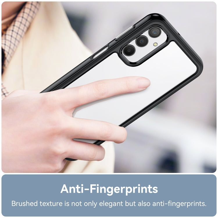 For Samsung Galaxy A24 4G Colorful Series Acrylic + TPU Phone Case(Black) - free shipping - PMC TechLife - Order now!
