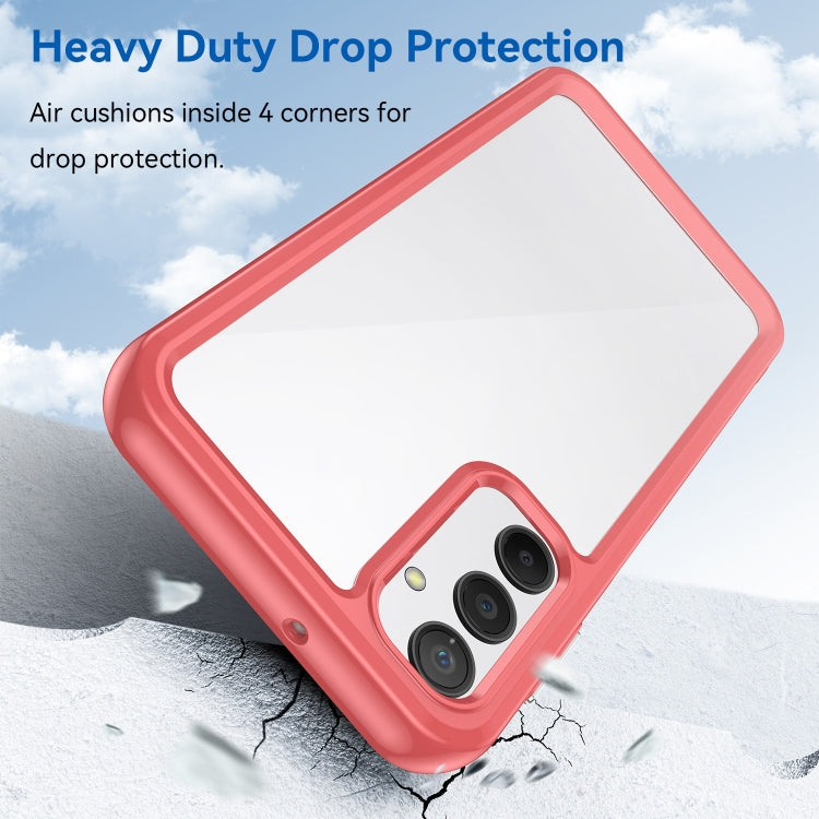 For Samsung Galaxy A24 4G Colorful Series Acrylic + TPU Phone Case(Red) - free shipping - PMC TechLife - Order now!