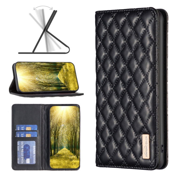 For Xiaomi 13 Lite / Civi 2 Diamond Lattice Magnetic Leather Flip Phone Case(Black) - free shipping - PMC TechLife - Order now!