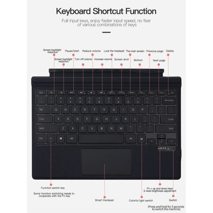 For Microsoft Surface Pro 3 / 4 / 5 / 6 / 7 / 7+ Magnetic Bluetooth Keyboard - Others Keyboard by PMC Jewellery | Online Shopping South Africa | PMC Jewellery