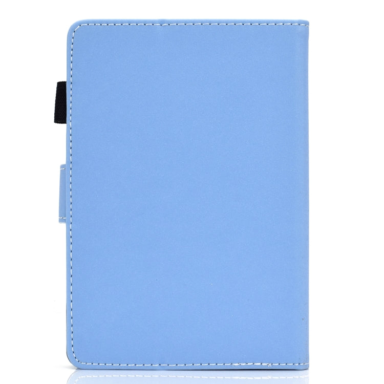 For Kindle Paperwhite 4 / 3 / 2 / 1 Solid Color Tablet PC Universal Magnetic Horizontal Flip Leather Case with Card Slots & Holder(Blue) - Amazon by PMC TechLife | Online Shopping South Africa | PMC TechLife | Buy Now Pay Later Mobicred