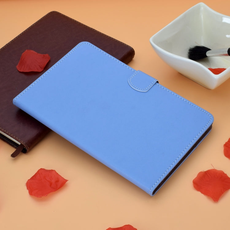 For Kindle Paperwhite 4 / 3 / 2 / 1 Solid Color Tablet PC Universal Magnetic Horizontal Flip Leather Case with Card Slots & Holder(Blue) - Amazon by PMC TechLife | Online Shopping South Africa | PMC TechLife | Buy Now Pay Later Mobicred