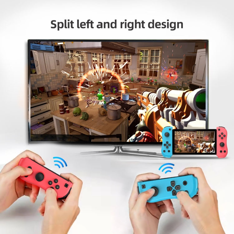 918C Bluetooth 5.0 Wireless Game Controller for Nintendo Switch(Blue Red) - Gamepads by PMC Jewellery | Online Shopping South Africa | PMC Jewellery