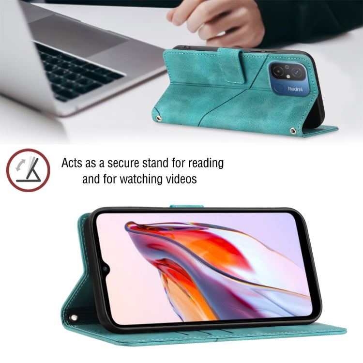 For Xiaomi Redmi 12C / 11A 4G Skin-feel Embossed Leather Phone Case(Green) - free shipping - PMC TechLife - Order now!