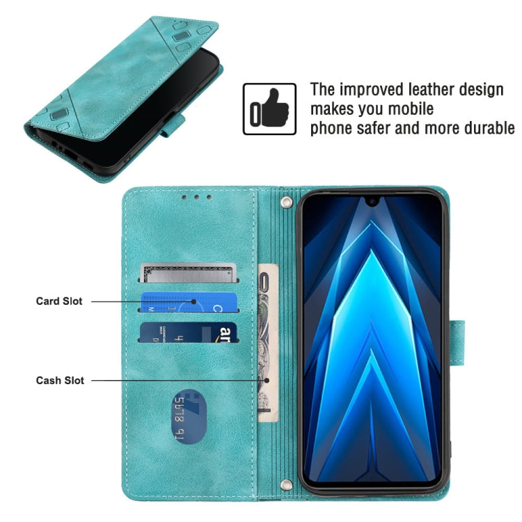 For Tecno Pova Neo 2 LG6n Skin-feel Embossed Leather Phone Case(Green) - free shipping - PMC TechLife - Order now!
