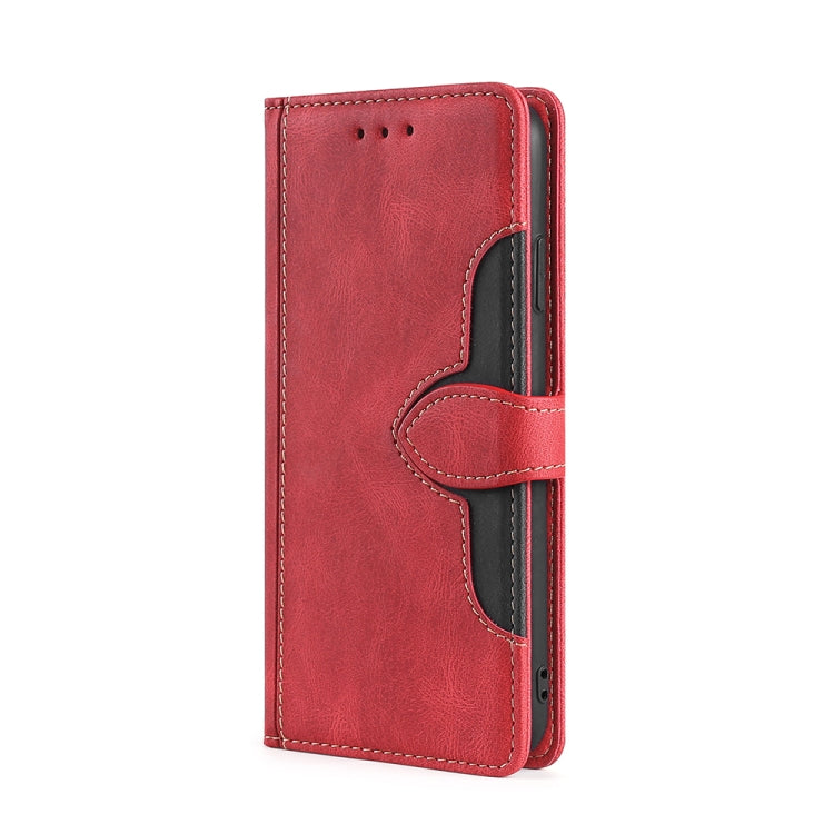 For Xiaomi Redmi 12C 4G Skin Feel Magnetic Buckle Leather Phone Case(Red) - free shipping - PMC TechLife - Order now!