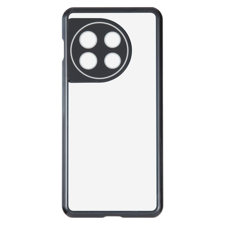 For OnePlus 11 Full Cover Magnetic Metal Tempered Glass Phone Case(Black) - free shipping - PMC TechLife - Order now!