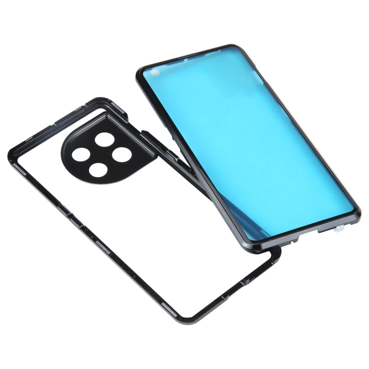 For OnePlus 11 Full Cover Magnetic Metal Tempered Glass Phone Case(Black) - free shipping - PMC TechLife - Order now!